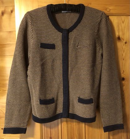 JACKE von Brax, marine/caramel