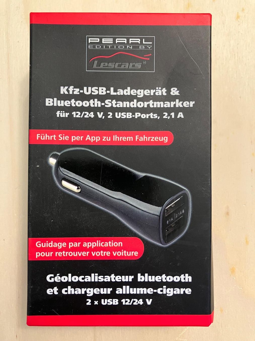 Caricabatterie: Kfz-USB-Ladegerät & Bluetooth-Standortmarker – Nuovo e nell'imballaggio originale da Aarau venduto da uni_cb66