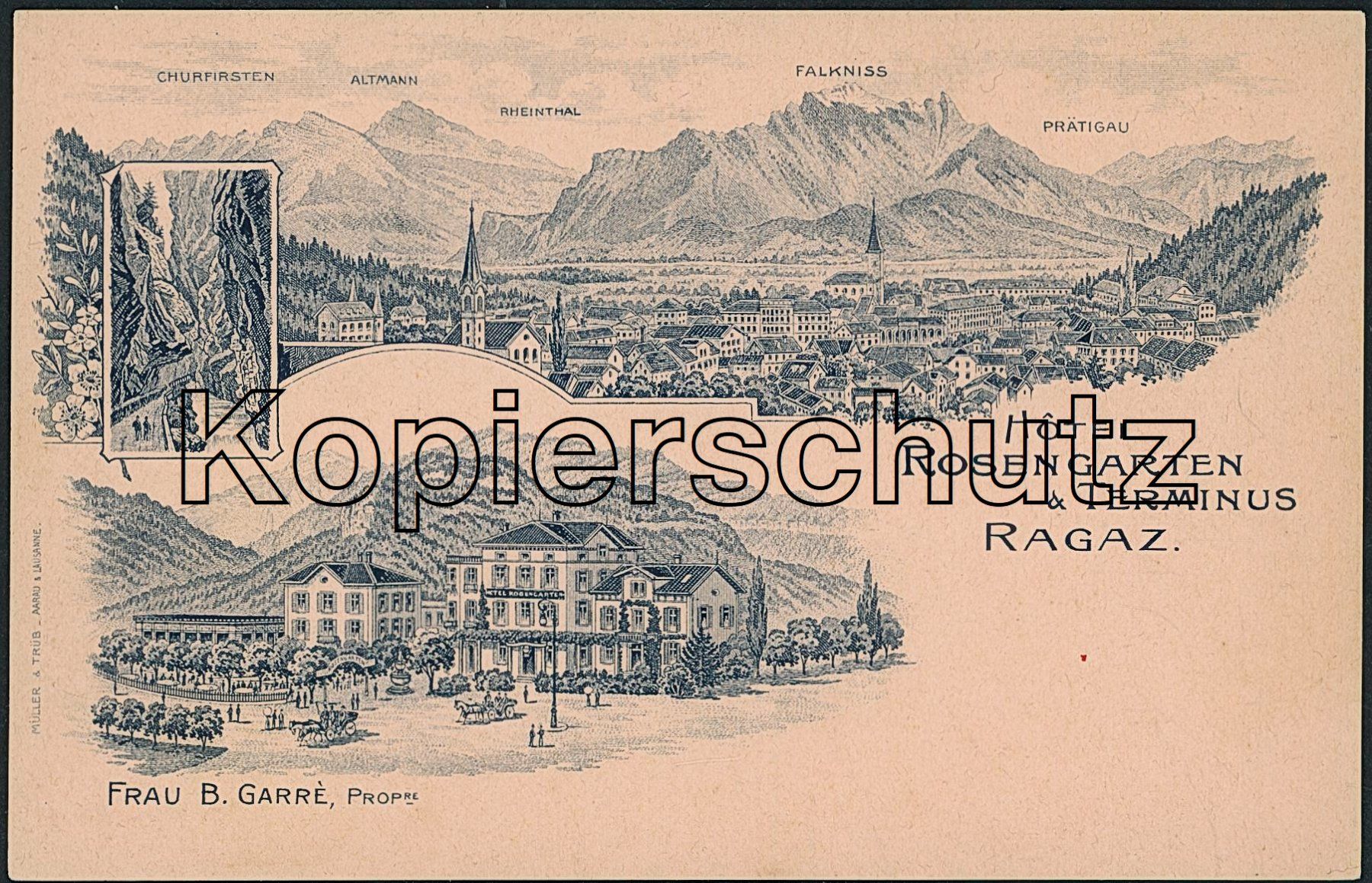 Cartoline postali: SG Ragaz - Litho – Nuovo (secondo la descrizione) da Schindellegi venduto da Jonathan77