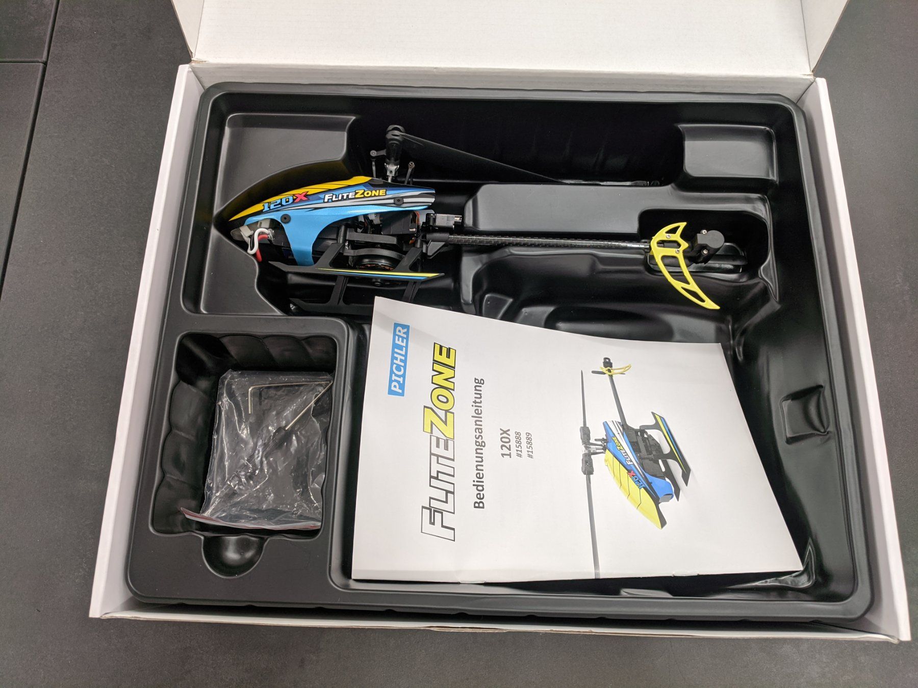 Modellismo RC: FliteZone 120X RC Helikopter – Nuovo (secondo la descrizione) da Uznach venduto da ice-breaker 1