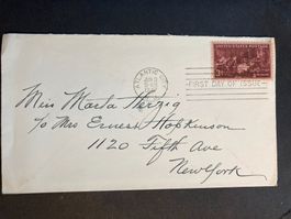 USA 1947 privater Ersttagsbrief 3c 100 J. Ärzte Vereinigung