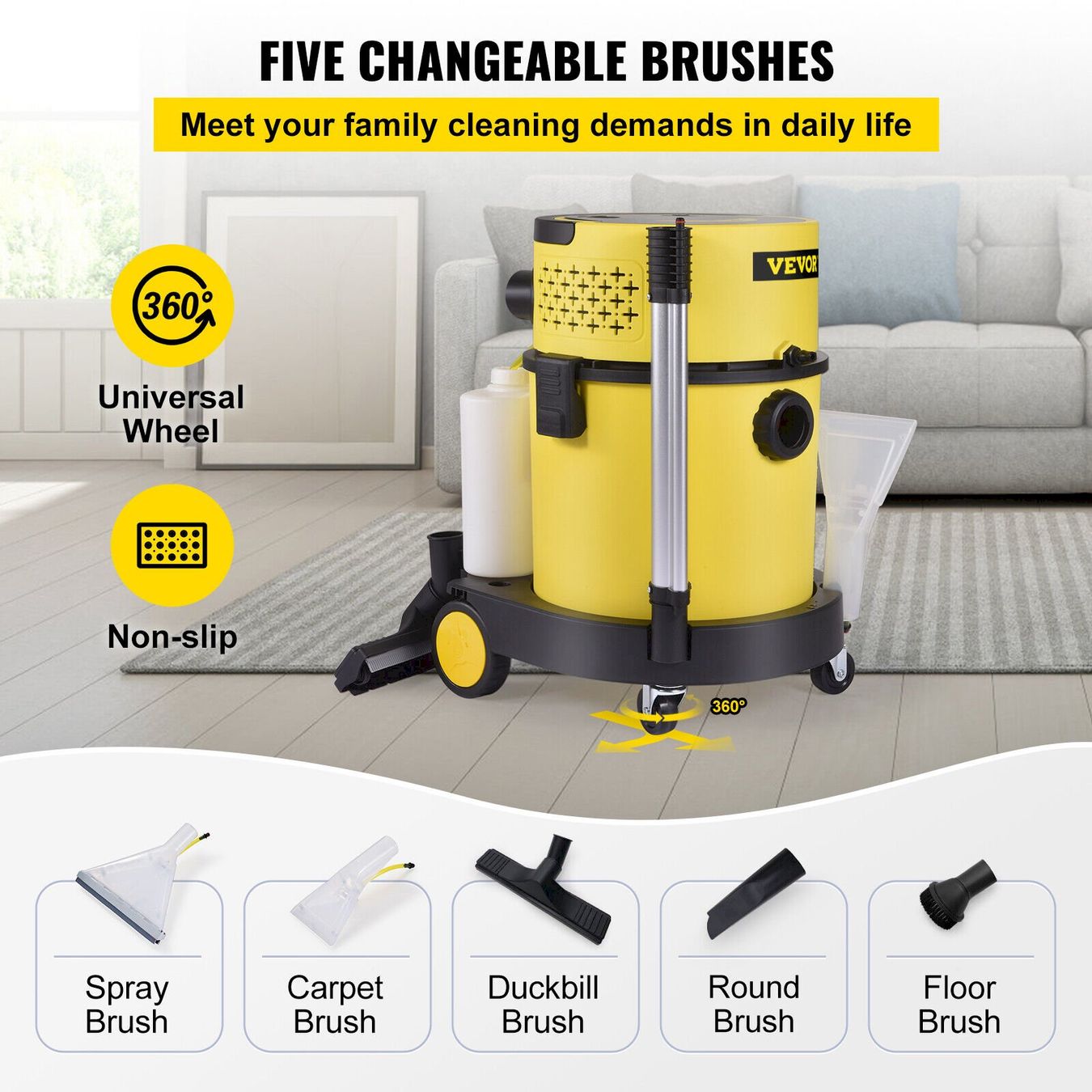 Aspirapolveri & Accessori: VEVOR 4in1 1200W Waschsauger – Nuovo e nell'imballaggio originale da Bottighofen venduto da zaap 7