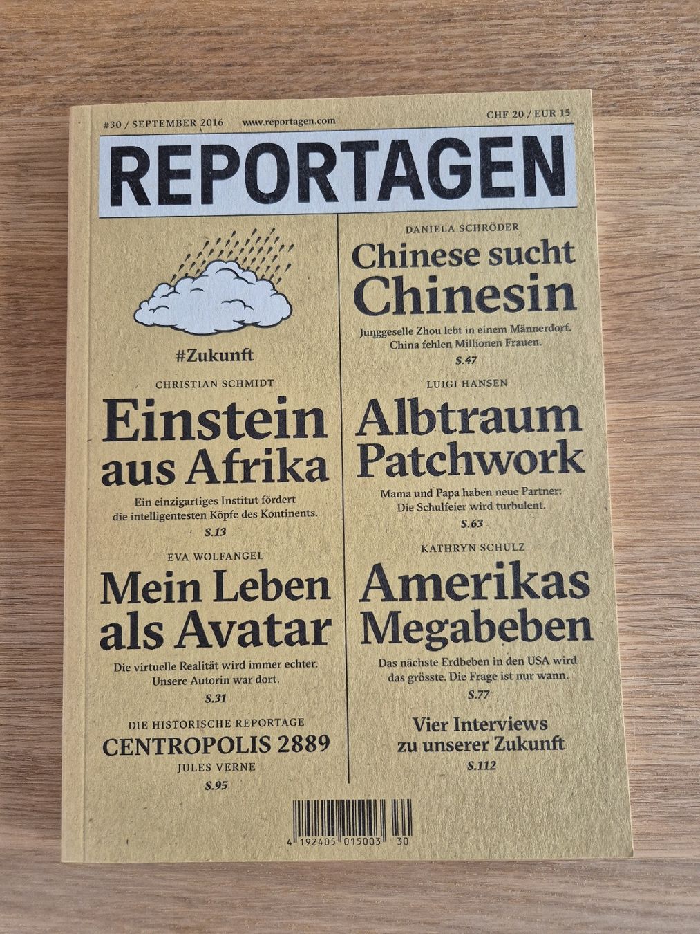 Riviste & Magazine: Reportagen Magazin #30 – Usato da Bern venduto da miruslav