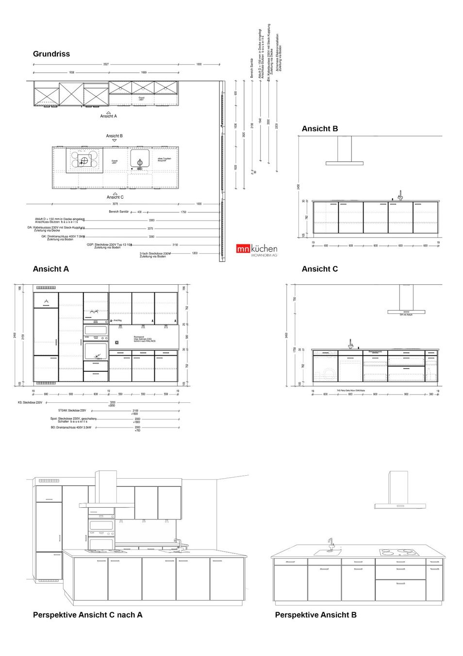 Cucine complete: Küche weiss MOVANORM – Usato da Schübelbach venduto da ar8862-ch 2