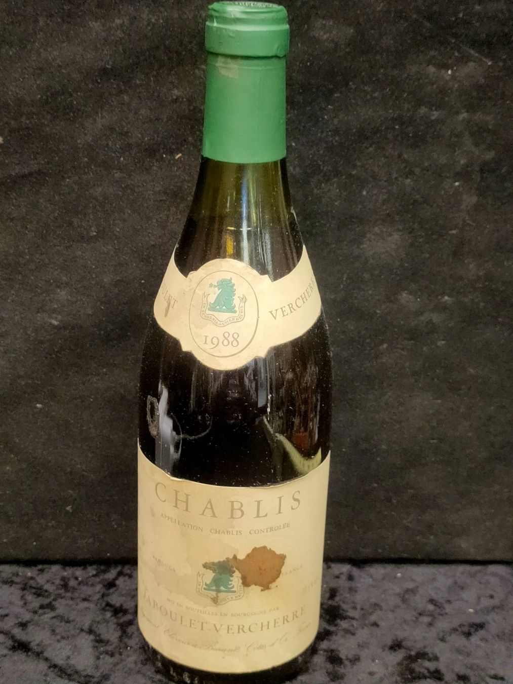 Wein: CHABLIS JABOULET VERCHERRE 1988 – Neu (gemäss Beschreibung) aus Genève von Leboucheoreilles