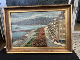 HUILE SUR PANNEAU SIGNÉE