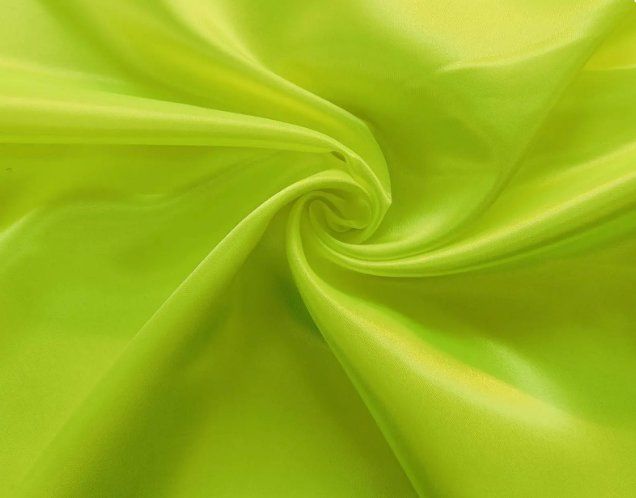 Tessuti: Satin uni lemon neongelb- glänzend- Futterstoff – Nuovo (secondo la descrizione) da Breitenbach venduto da Hirzefaeger