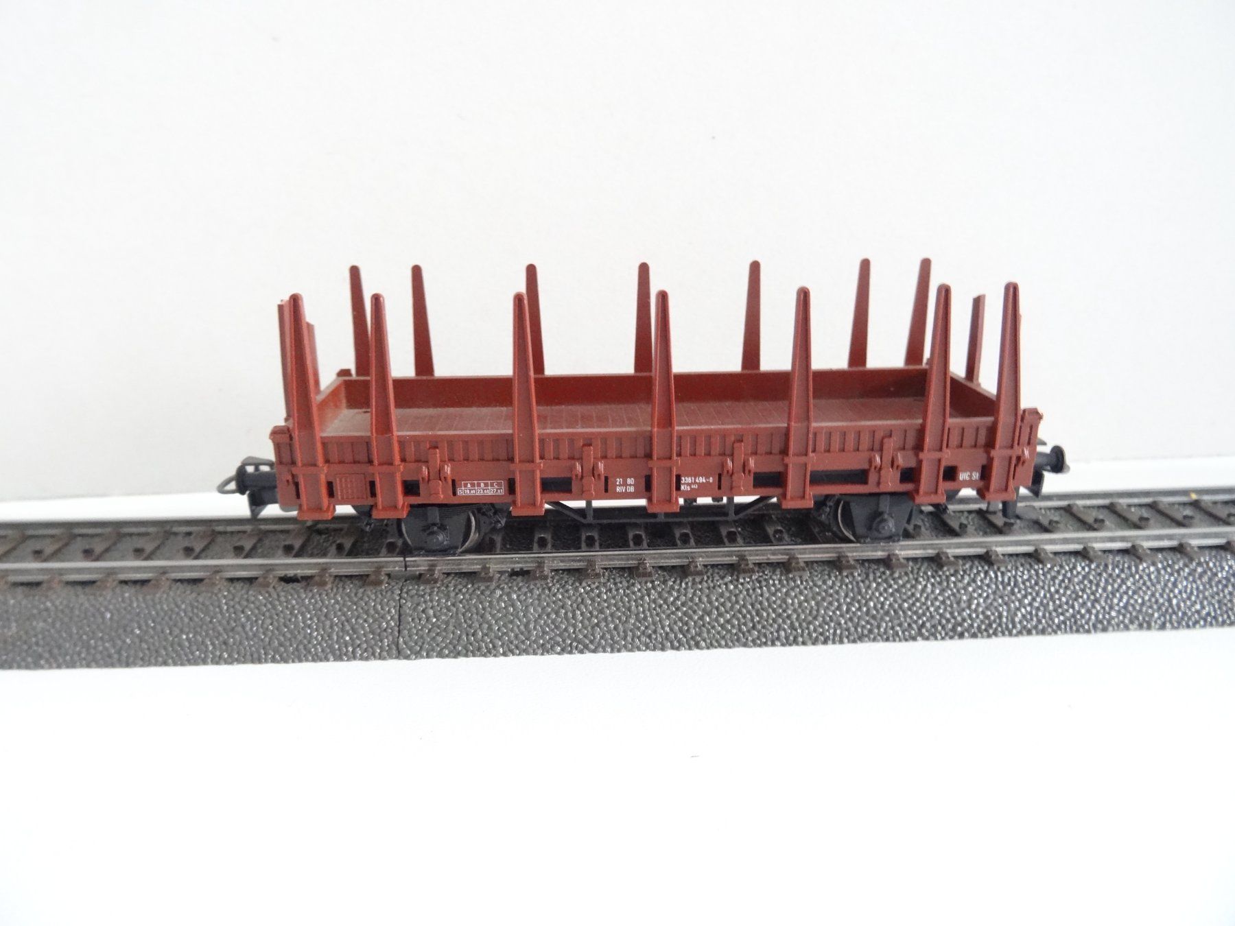 Märklin Modellini di ferrovie: Märklin. H0 4459 Rungenwagen – Usato da Hochdorf venduto da Teger02 1
