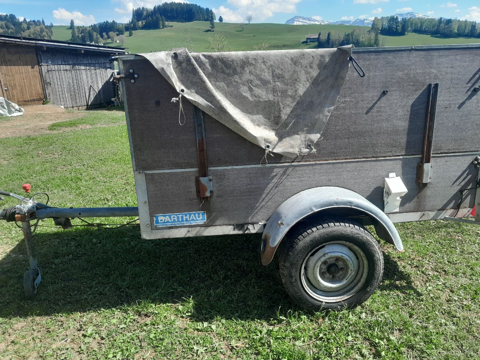 Barthau Rimorchi: Barthau Viehanhänger mit Blache – Usato da Walde SG venduto da pas_77rb 7