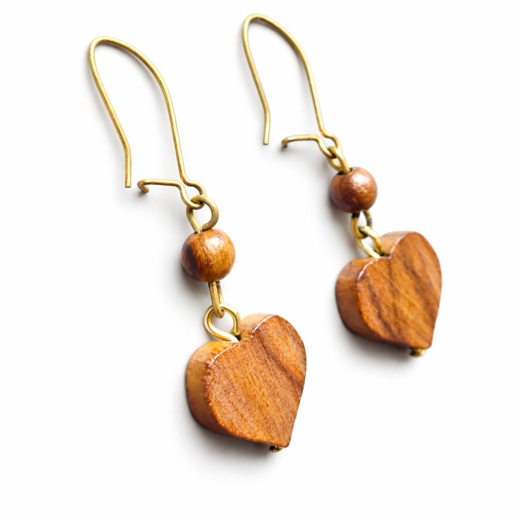 Orecchini pendenti & Orecchini a lobo: Holz Ohrringe Herz Boho – Nuovo (secondo la descrizione) da Fully venduto da VaneaSelection 2