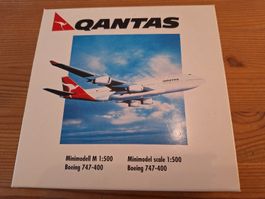 Qantas Boeing 747-400 Herpa Modell 1:500 