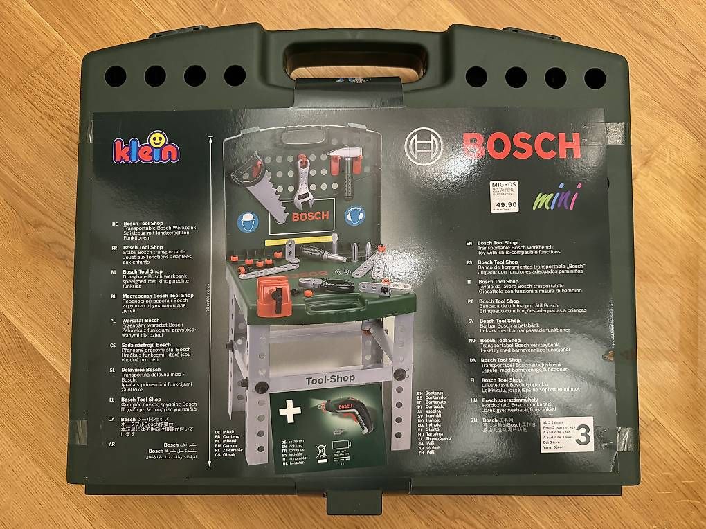 Giocattoli: Neu Bosch Werkzeugkoffer mini – Nuovo e nell'imballaggio originale da Herzogenbuchsee venduto da chantalbigler