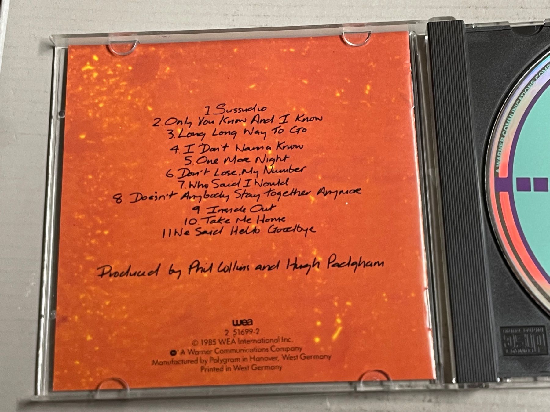 CDs: Phil Collins - No Jacket Required – Gebraucht aus Muri b. Bern von AdidasCollector 2