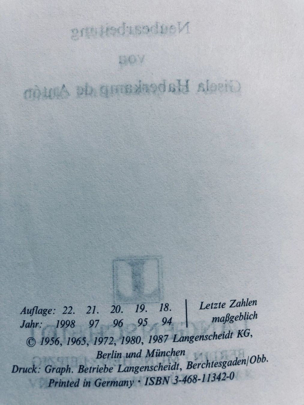 Libri: LANGENSCHEIDT WÖRTERBUCH SPANISCH GROSS – Usato da Malters venduto da Kuettel1 2