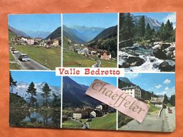 1985 alte Ansichtskarte Valle Bedretto, Tessin