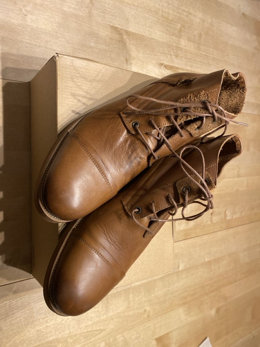 Scarpe da uomo: Brauner Herren Leder Schuhe, Grösse 44 – Nuovo (secondo la descrizione) da Wetzikon ZH venduto da purple_44