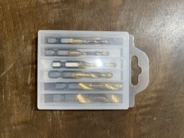 Jeu de 5 forets tarauds Hex Shank outil
