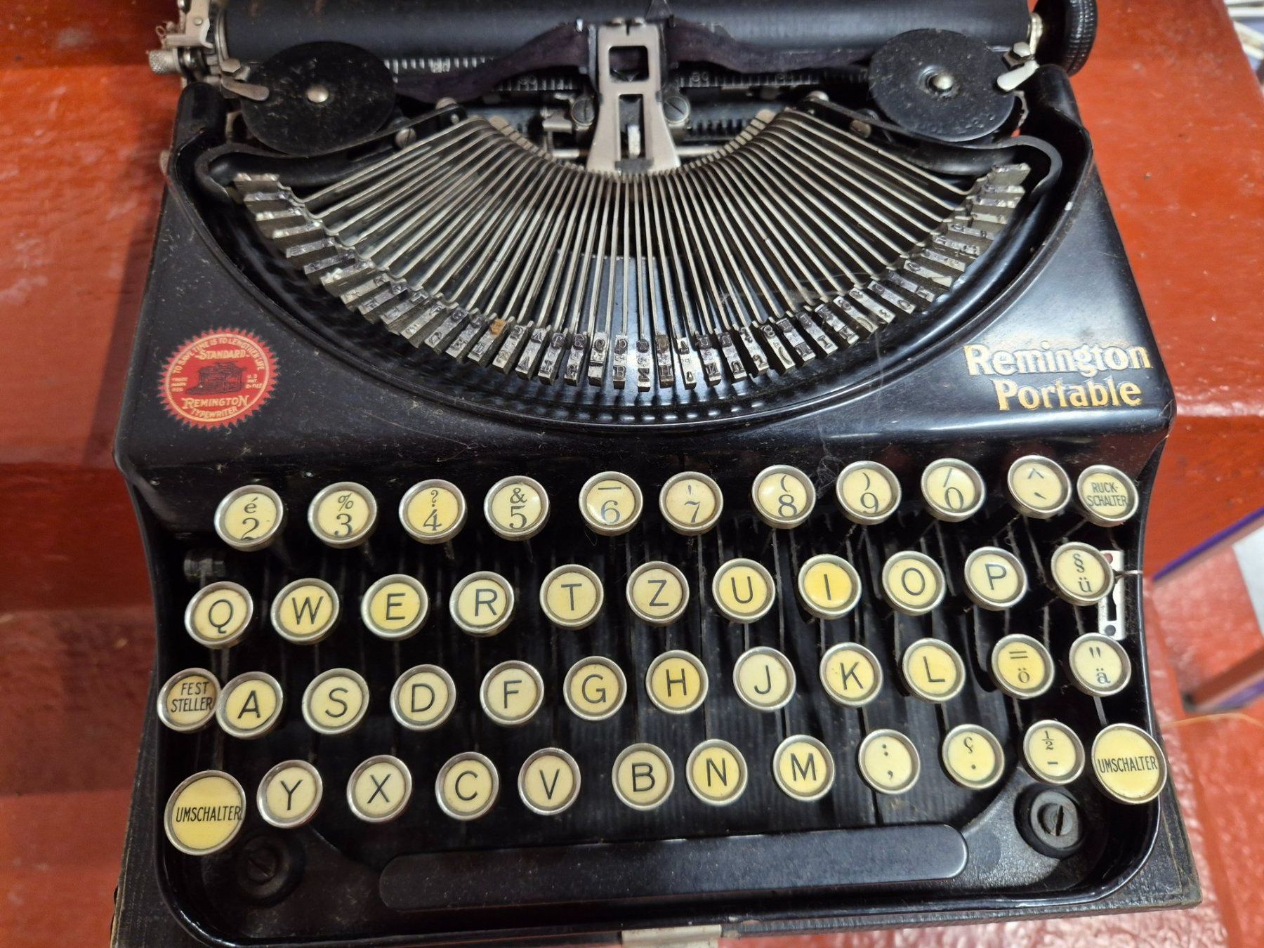 Remington Macchine da scrivere: ANTIKE SCHREIBMASCHINE – Difettoso da Thalwil venduto da Poppa-Joe 1