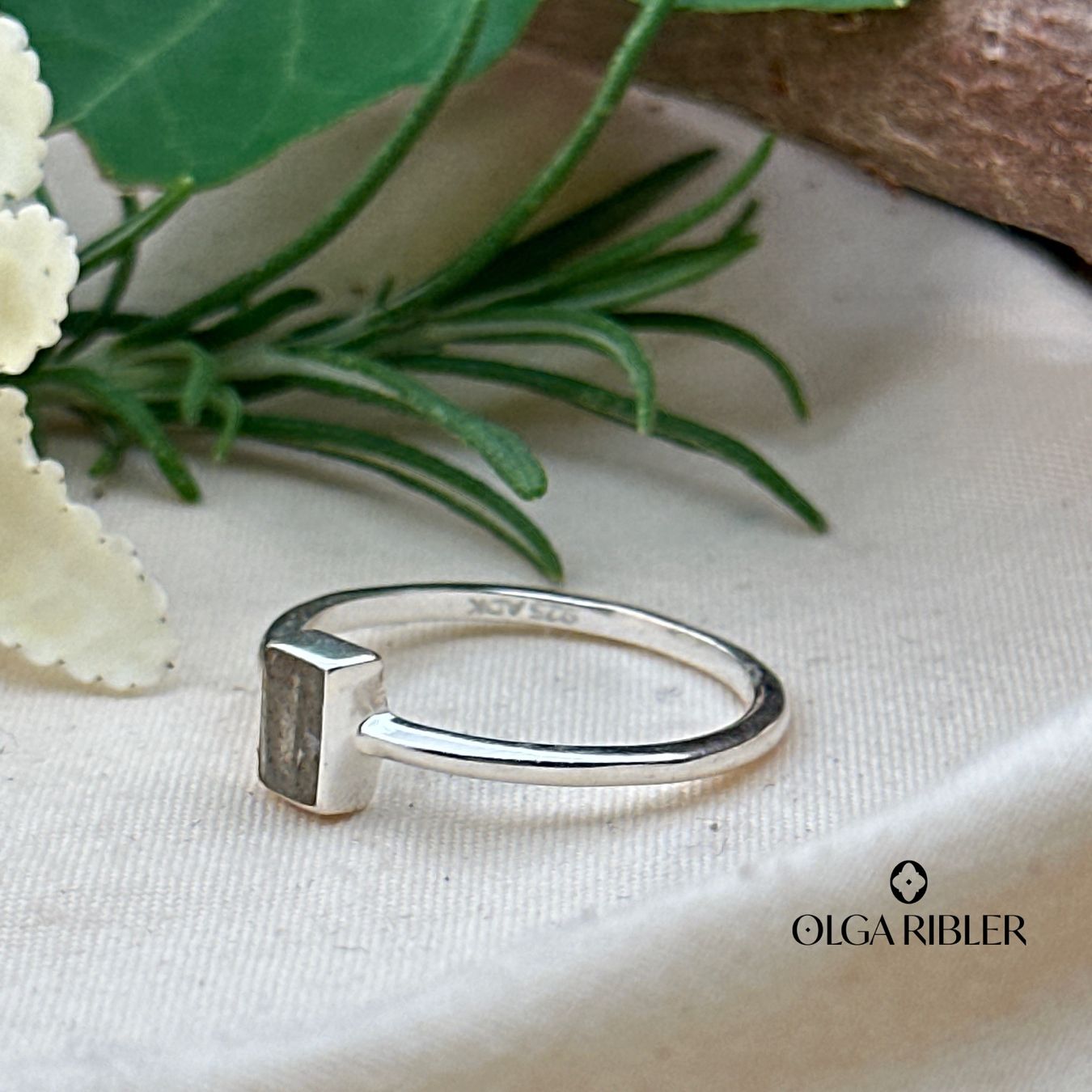 Olga Ribler Ringe: Silberring mit Labradorit, Gr. 52 – Neu (gemäss Beschreibung) aus Luzern von MonikaS03 3