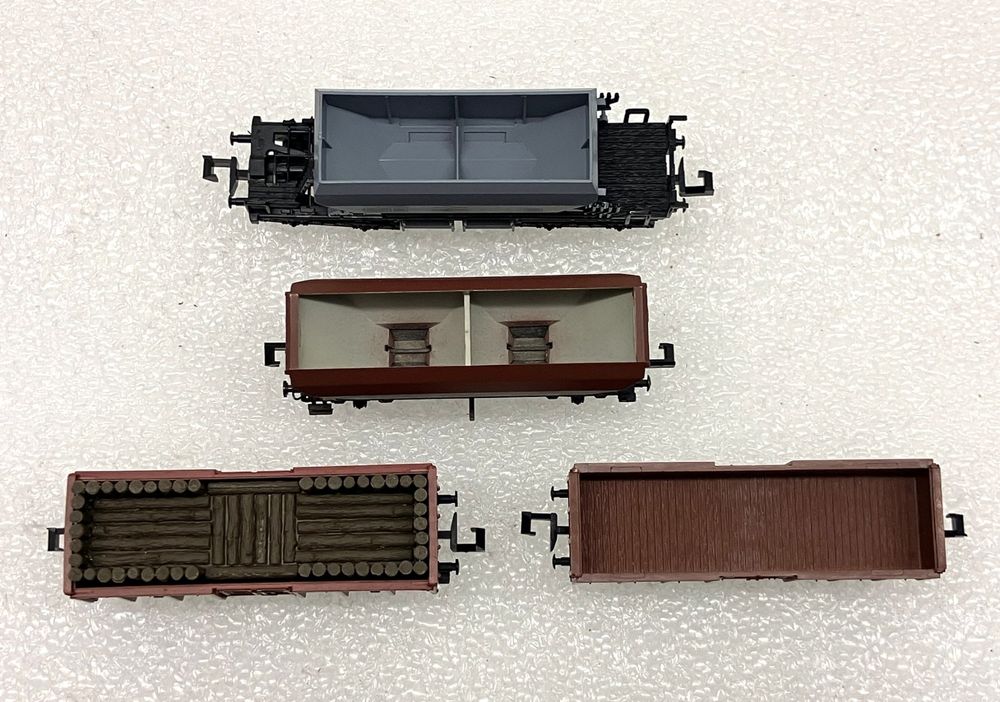 Modelleisenbahnen: N= 2x offene Güterwagen - 2x Selbstentladewagen SBB/DB/HOP – Gebraucht aus Thun von retoolinoo 5