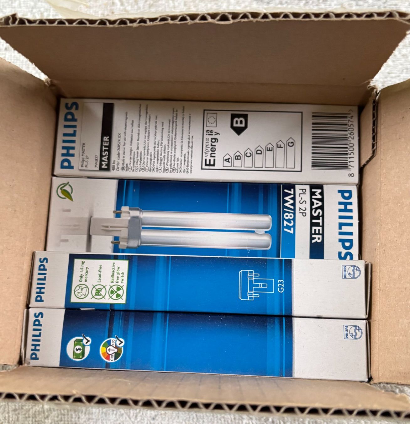Philips Lampade: PHILIPS MASTER PL-S 7W/827/2 P NEU & ORIGINALVERPACKT – Nuovo e nell'imballaggio originale da Ostermundigen venduto da crazy-horse-1840 1