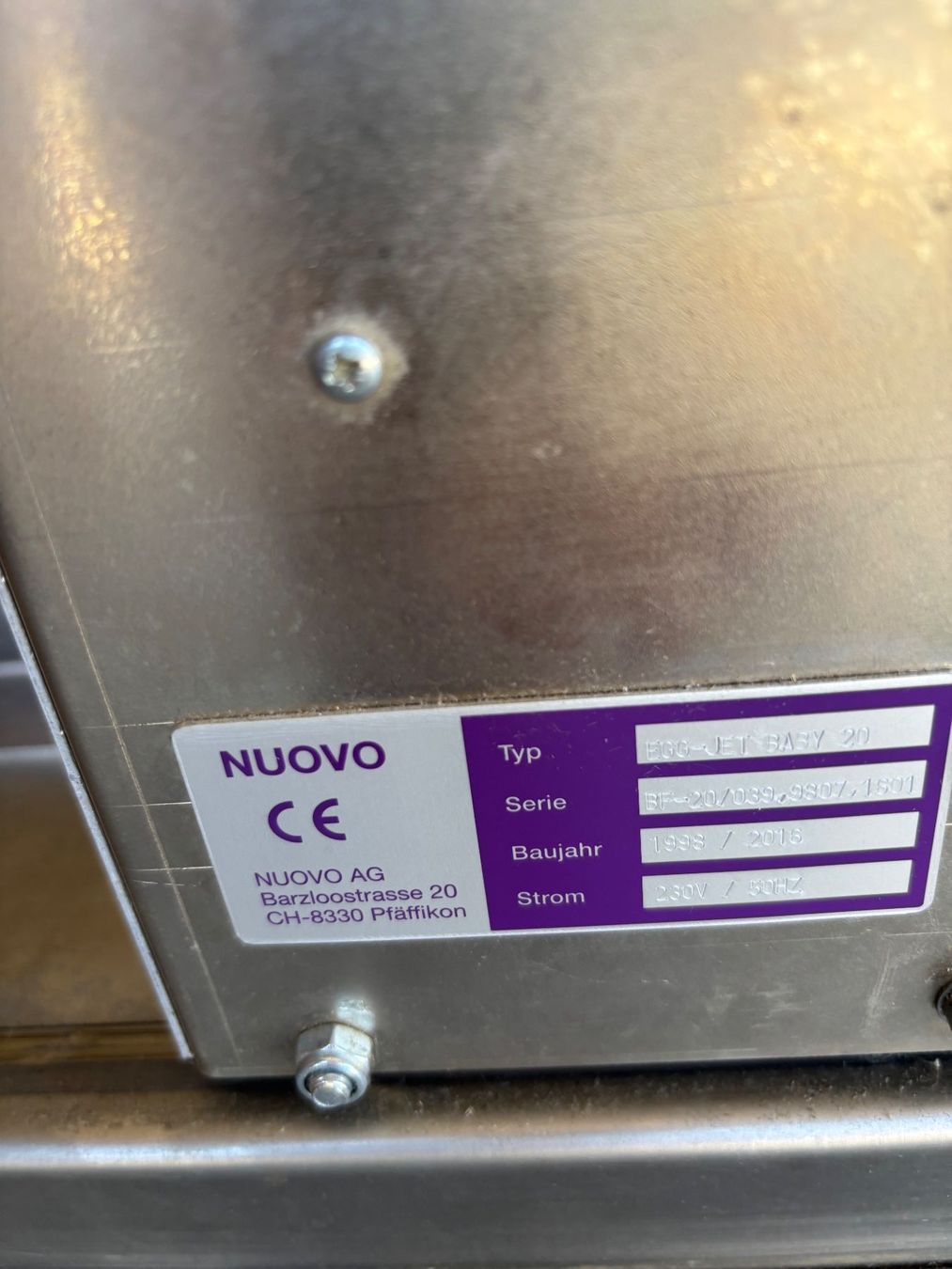 Tutte le macchine: Eierbeschriftungsmaschine – Usato da Siselen BE venduto da findusine 3
