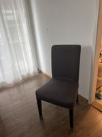 6 x Grauer Stuhl mit Bezug