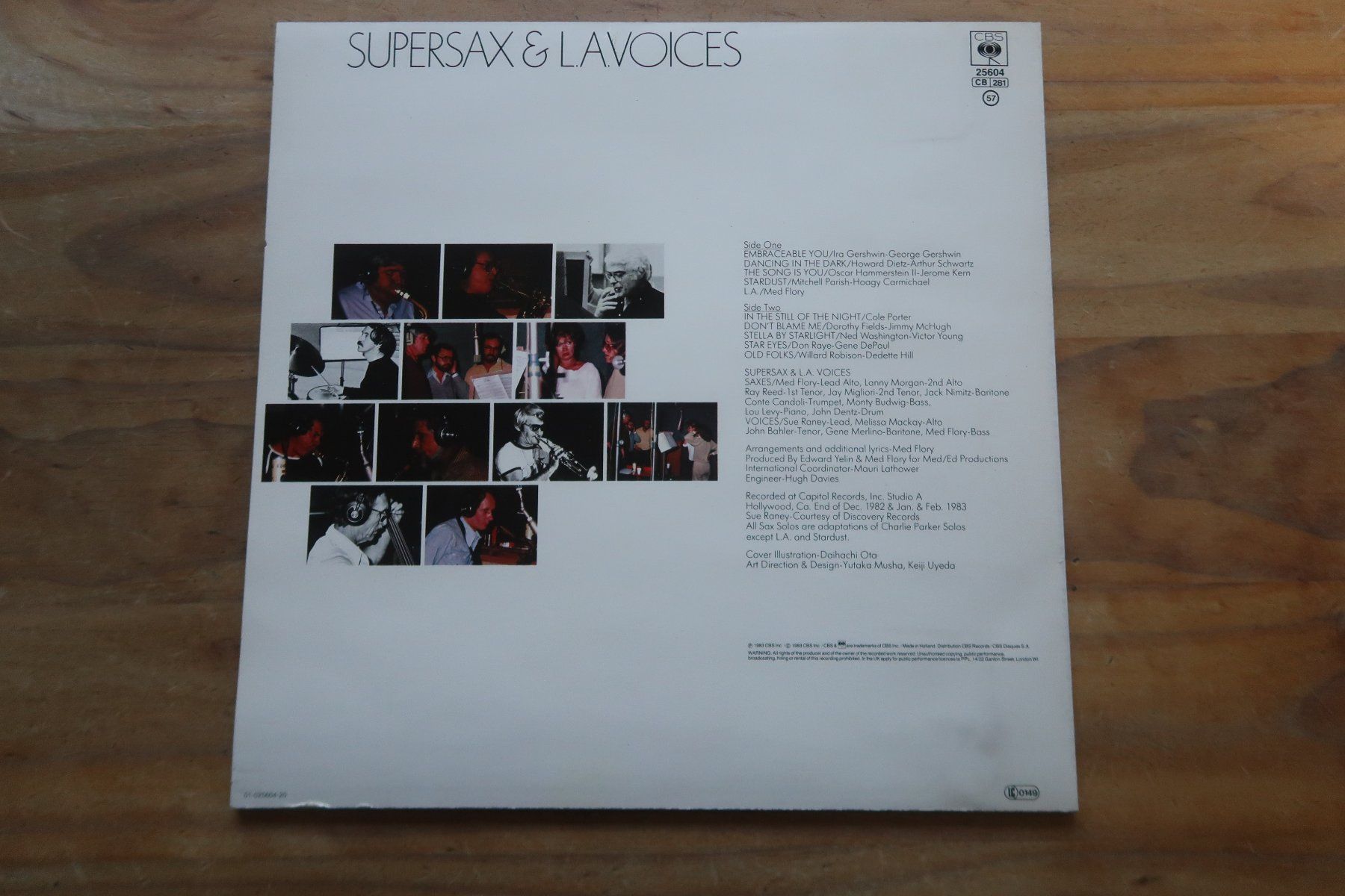 Dischi in vinile: SUPERSAX & L.L.. VOICES - ST - VINYL LP – Usato da Basel venduto da Patiscat 1