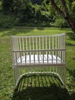 Babybay, Baby bay, Boxspring, Beistellbett, weiß lackiert
