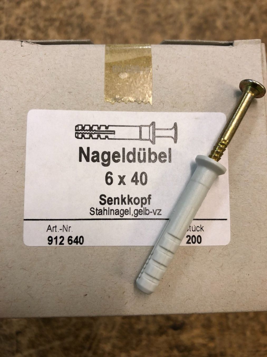 Tutti gli attrezzi: Nageldübel KMT 6x40/10 – Nuovo e nell'imballaggio originale da Wagen venduto da Aloeveragold