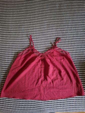 Débardeur rouge évasé