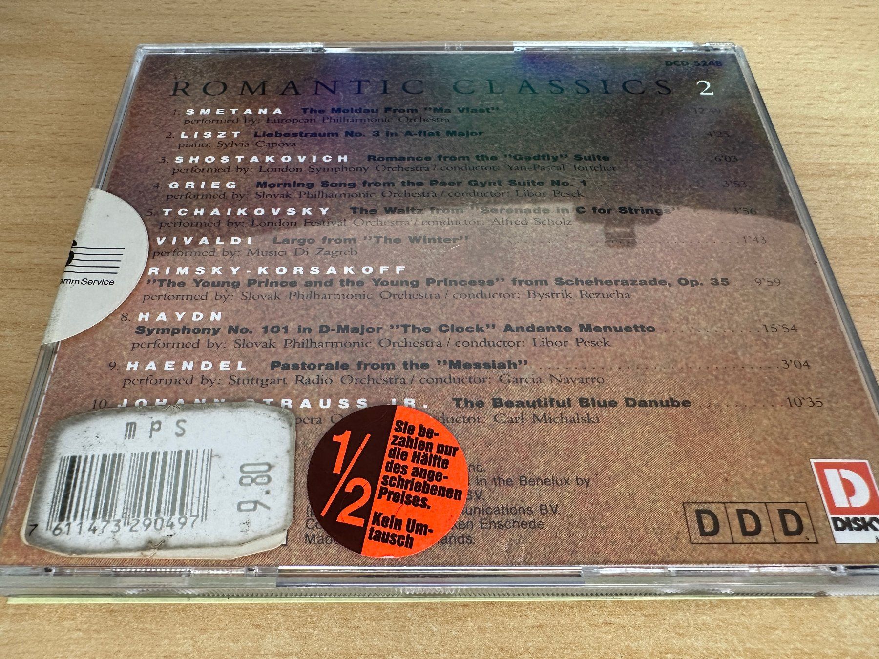 CD: Various – Romantic Classics 2 – Usato da Rikon im Tösstal venduto da Alpenmutz 1