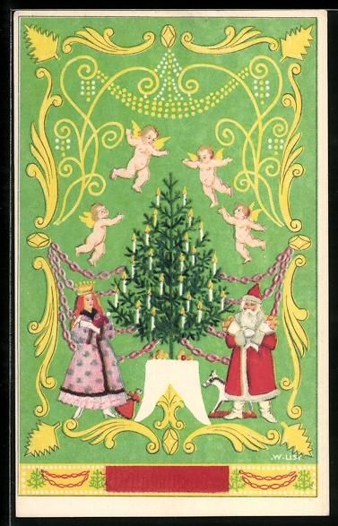 Ansichtskarten: Wilhelm List: Weihnachtsgrüsse, Weihnac – Gebraucht aus Berlin von bartko-reher