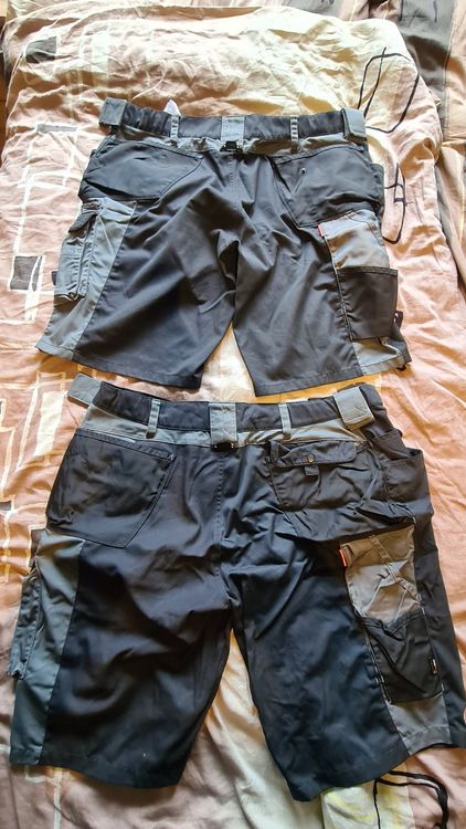 Höhenhorn Raimeux Herren Cargo Shorts – Kurze Arbeitshose Mit Reißverschlusstaschen & Elastischem Bund