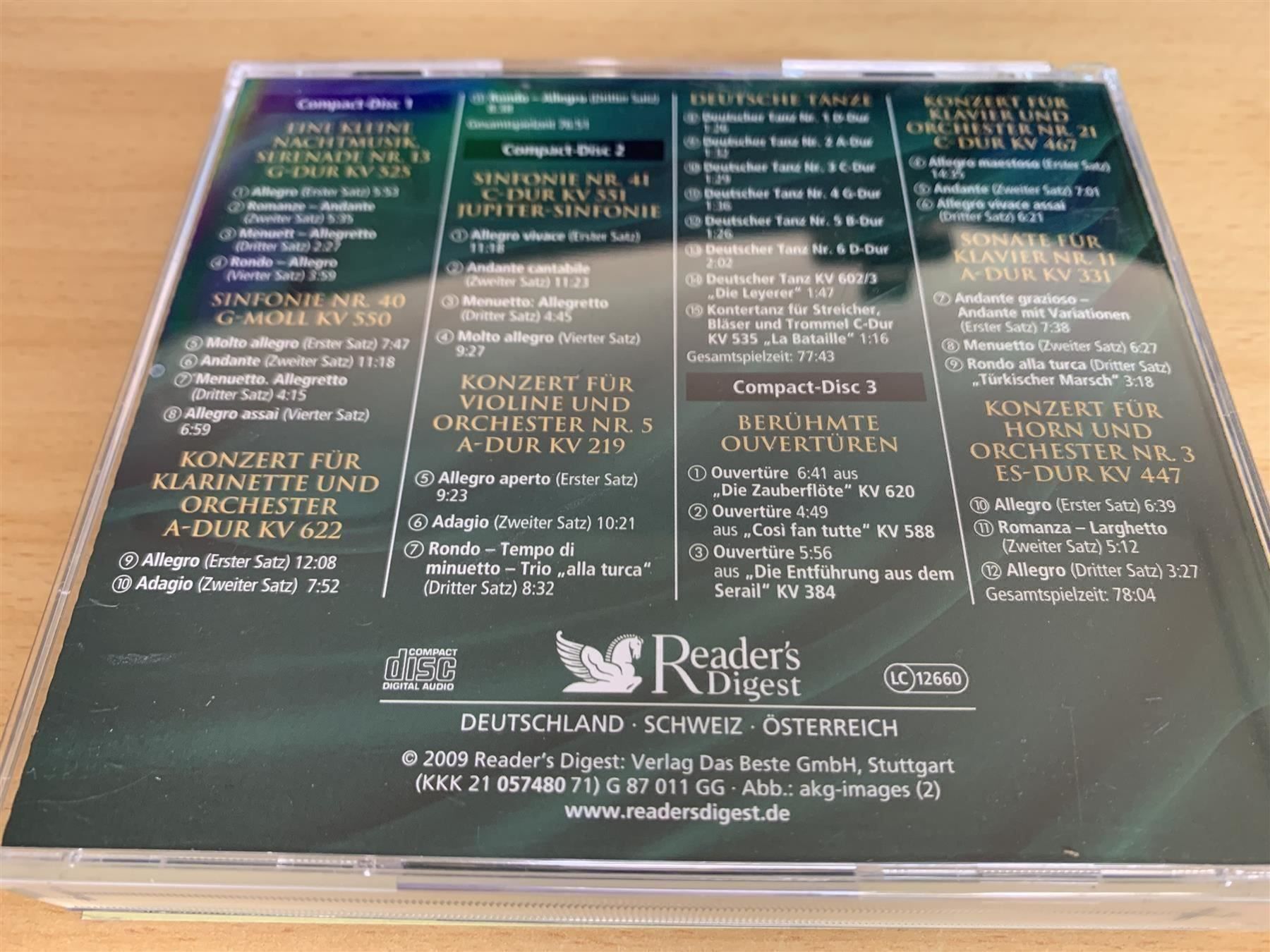 CDs: Mozart - Klassische Kostbarkeiten - 3 CD – Gebraucht aus Rikon im Tösstal von Alpenmutz 1