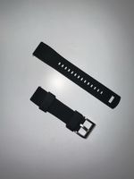 Schwarzes Silikon-Uhrenarmband 20 mm mit Quick-Release