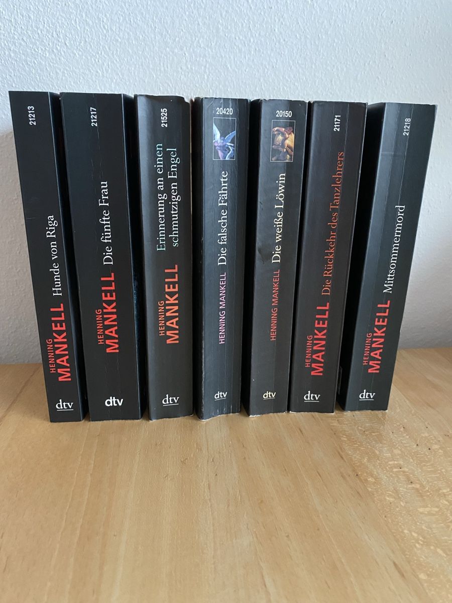 Libri: 7 Bücher/Romane/Krimi von Henning Mankell – Usato da Schwarzenburg venduto da Michellu 2