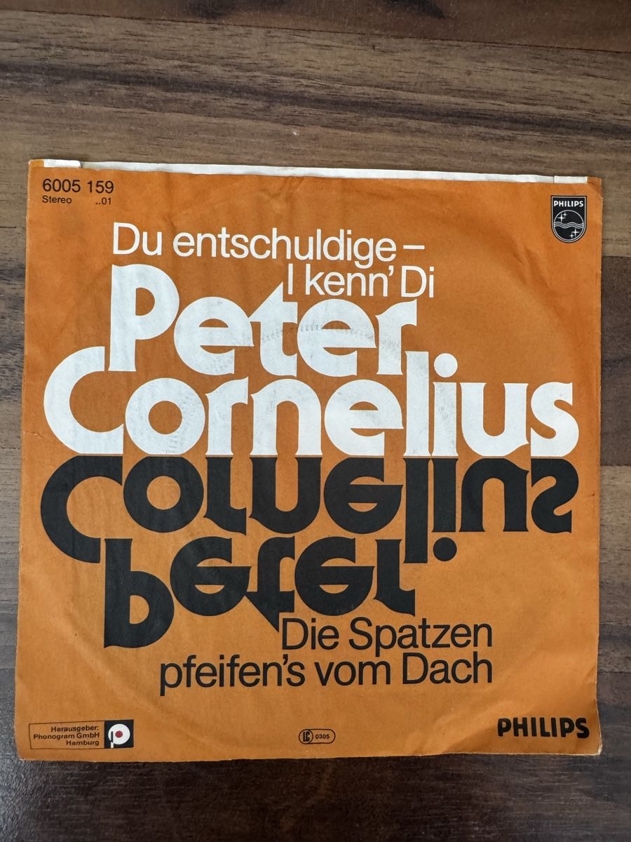 Dischi in vinile: Peter Cornelius -  Du entschuldige I Kenn Di -  7 Single – Usato da Rorbas venduto da BlackstarRecords 1
