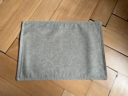 Deko Stoff Tischset grau