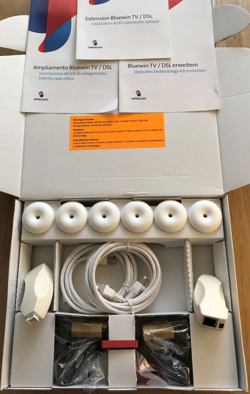 Swisscom Kabel: LAN-Netzwerkverbindung optisch neu – Neu und originalverpackt aus Hergiswil NW von hpb_9bvx 2
