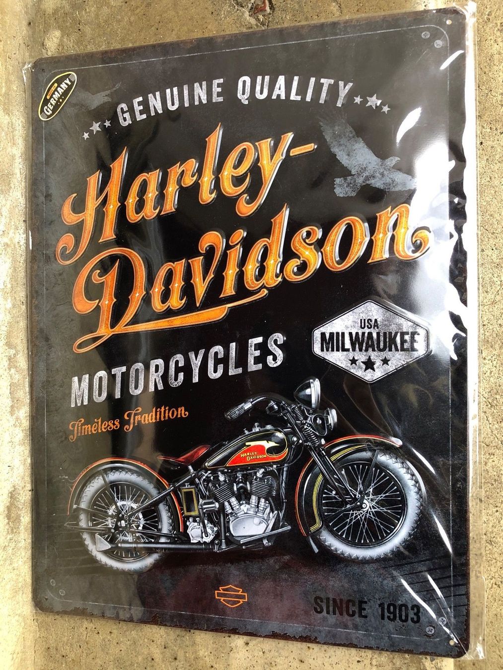 Schilder: Harley Davidson motor cycles v2 classic – Neu und originalverpackt aus Reinach AG von rares75