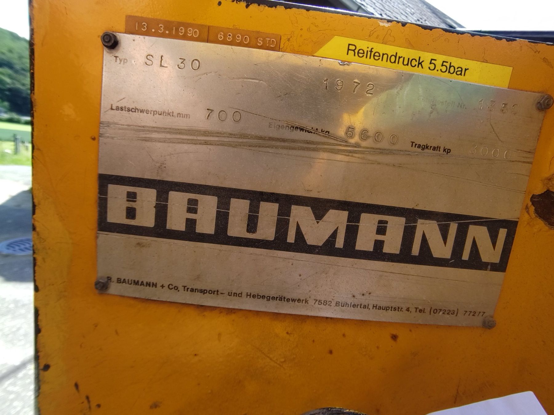 Gabelstapler & Hubwagen: Seitenstapler Baumann SL 30 – Gebraucht aus Wynigen von tom_w9fp 1