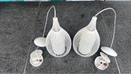 Deckenleuchten weiss Set 2 Stk. sehr guter Zustand