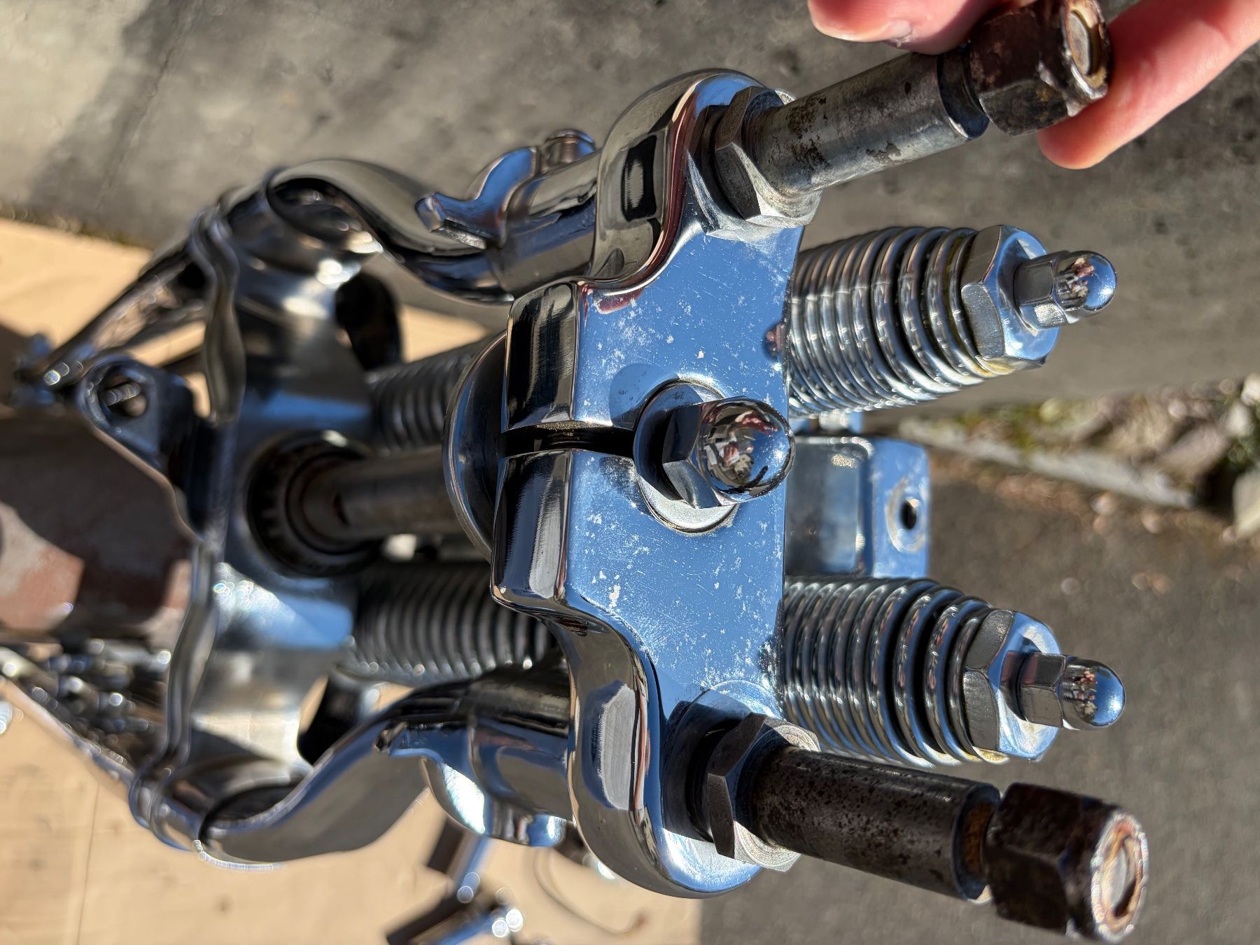 Forchette: Harley Davidson Springer Gabel Top Zustand – Usato da Rütihof venduto da elcheffe81 9