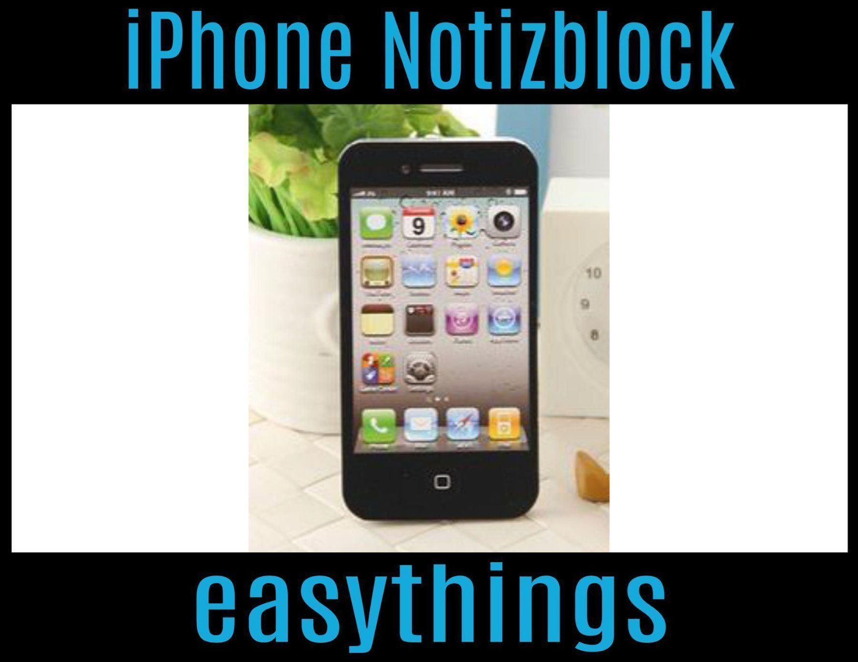 Apple Blocchi: Iphone Notizblock Notebook iMemo Büro X 12 13 14 15 Pro Max – Nuovo e nell'imballaggio originale da Dättlikon venduto da easythings