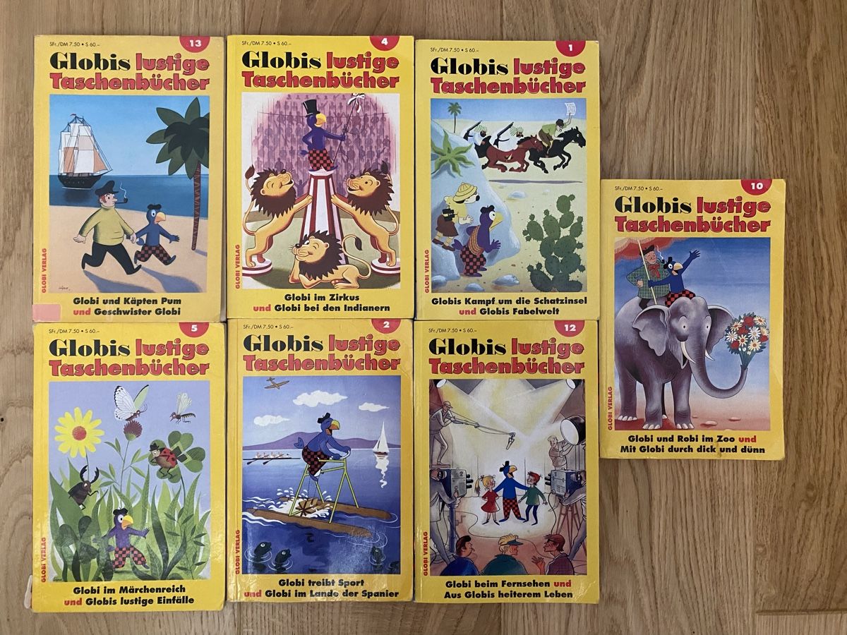 Libri: Globi Taschenbücher, 7 Stk – Usato da Ennetbaden venduto da jun_19 1