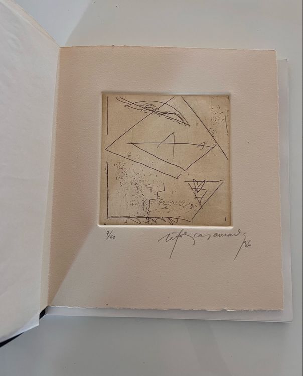 RÁFOLS-CASAMADA original hand signed etching + book New (Neu (gemäss ...