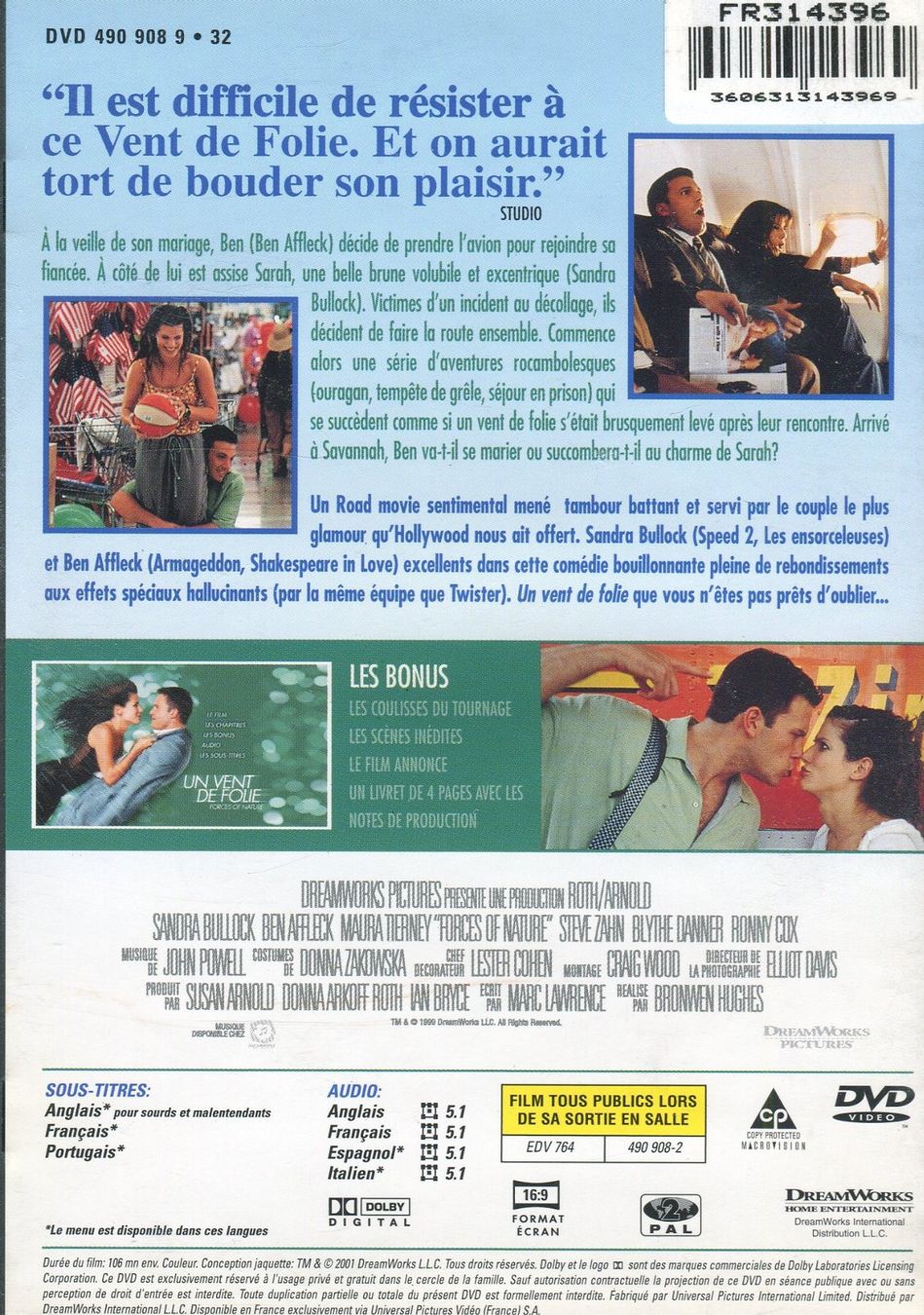 Alle DVDs: Un Vent de Folie - DVD – Gebraucht aus Les Avants von soyouz63 1