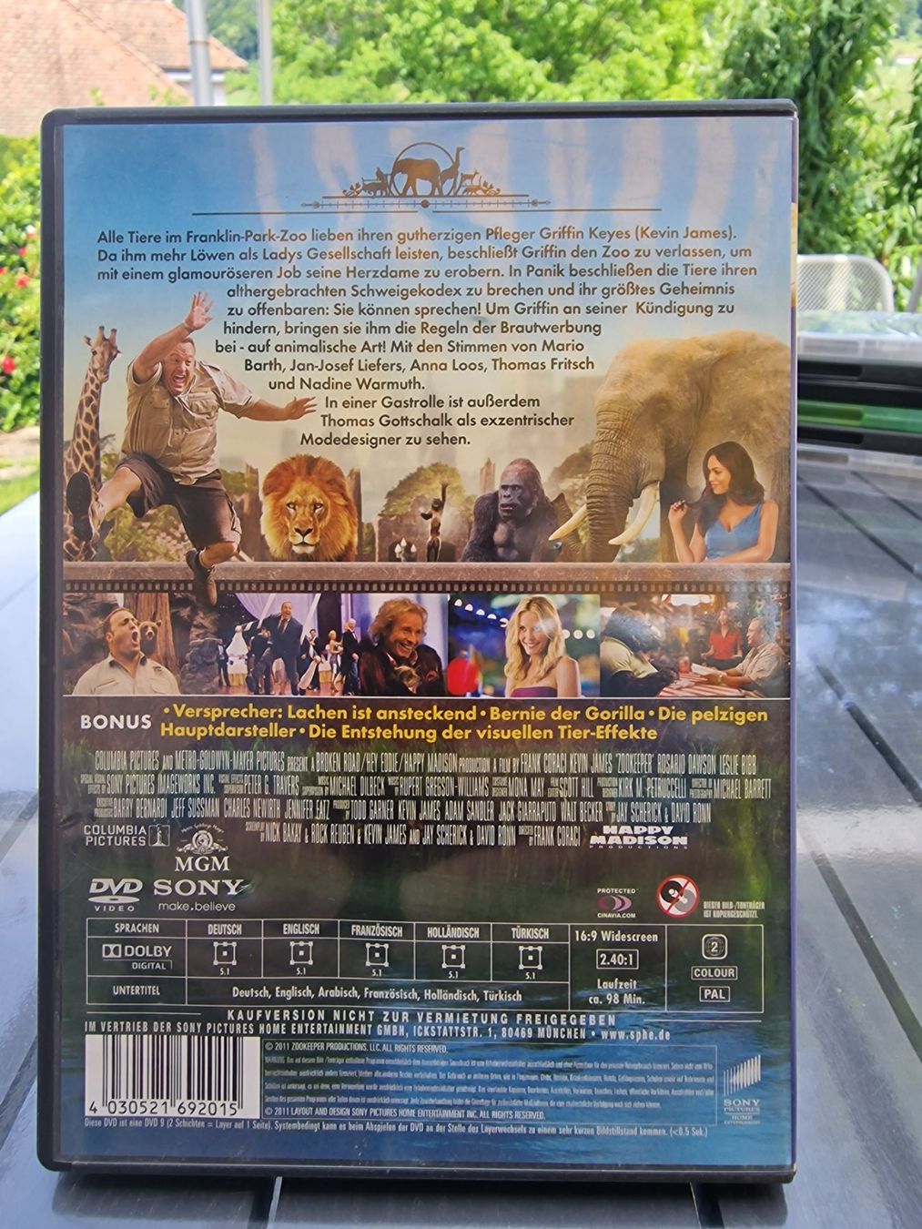 Alle DVDs: Der Zoowärter DVD – Gebraucht aus Stein am Rhein von Sab1 1