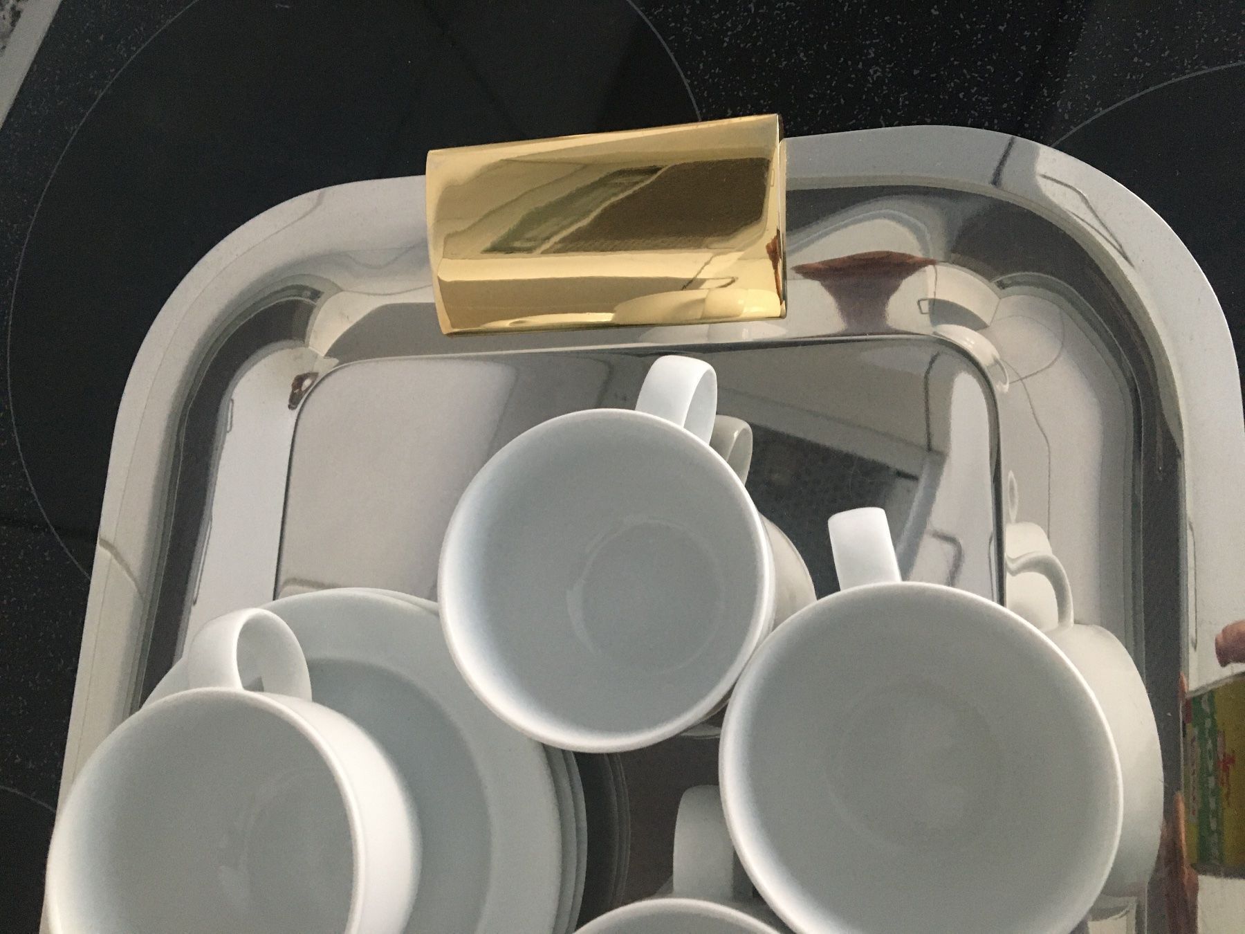 Set di piatti: Espresso Tassen mit Tablett – Usato da Kriens venduto da cha_5yhb 3
